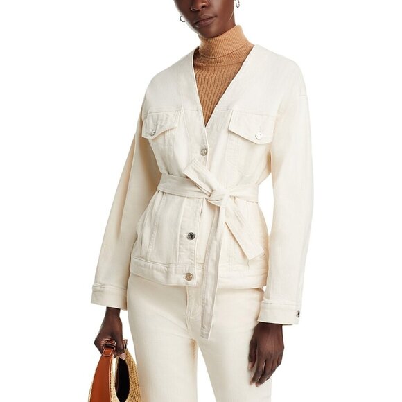 NWT Vanessa Bruno "Cooper" Jacket in Ivory, size Small - Picture 1 of 12